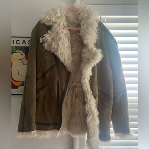 IRO Paris Shearling Coat